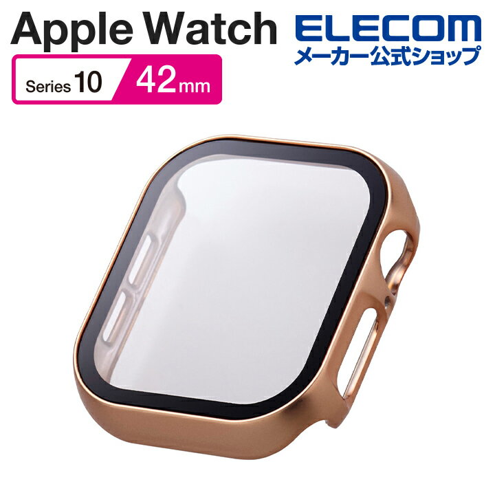 쥳 Apple Watch 42mm  ե륫С ץߥ६饹 Ʃ ᥿å AppleWatch 42 ե륫С  С ԥ ELECOM AW-24BFCGPPN