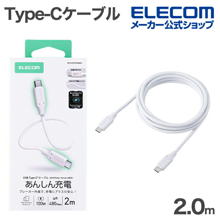 エレコム Type-Cケーブル C - C USB2.0 100