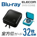 GR fBXNt@C Blu-ray DVD CD Ή Blu-rayP[X DVDP[X CDP[X Z~n[ht@Xi[P[X 32[ ubN CCD-HB32BK