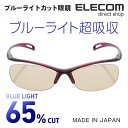 エレコム ブルーライトを65%カットする ブルーライト対策眼鏡 PC GLASSES OG-YBLP01WN その1