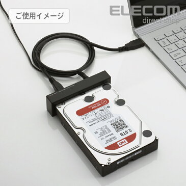 ロジテック SATA変換アダプタ USB3.0対応 3.5/2.5インチ HDD/SSD対応 LGB-A35SU3