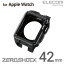 쥳 Apple Watch 42mm ZEROSHOCK TPUPCǺ åץ륦å ֥å AW-42ZEROBK