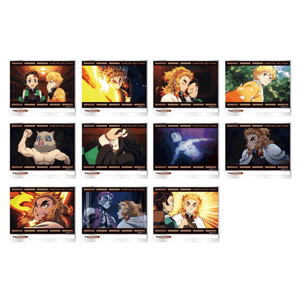 鬼滅の刃トレーディングミニプレートスタンド コンプリートセット アニメ「鬼滅の刃」 無限列車編 トレーディングミニプレート