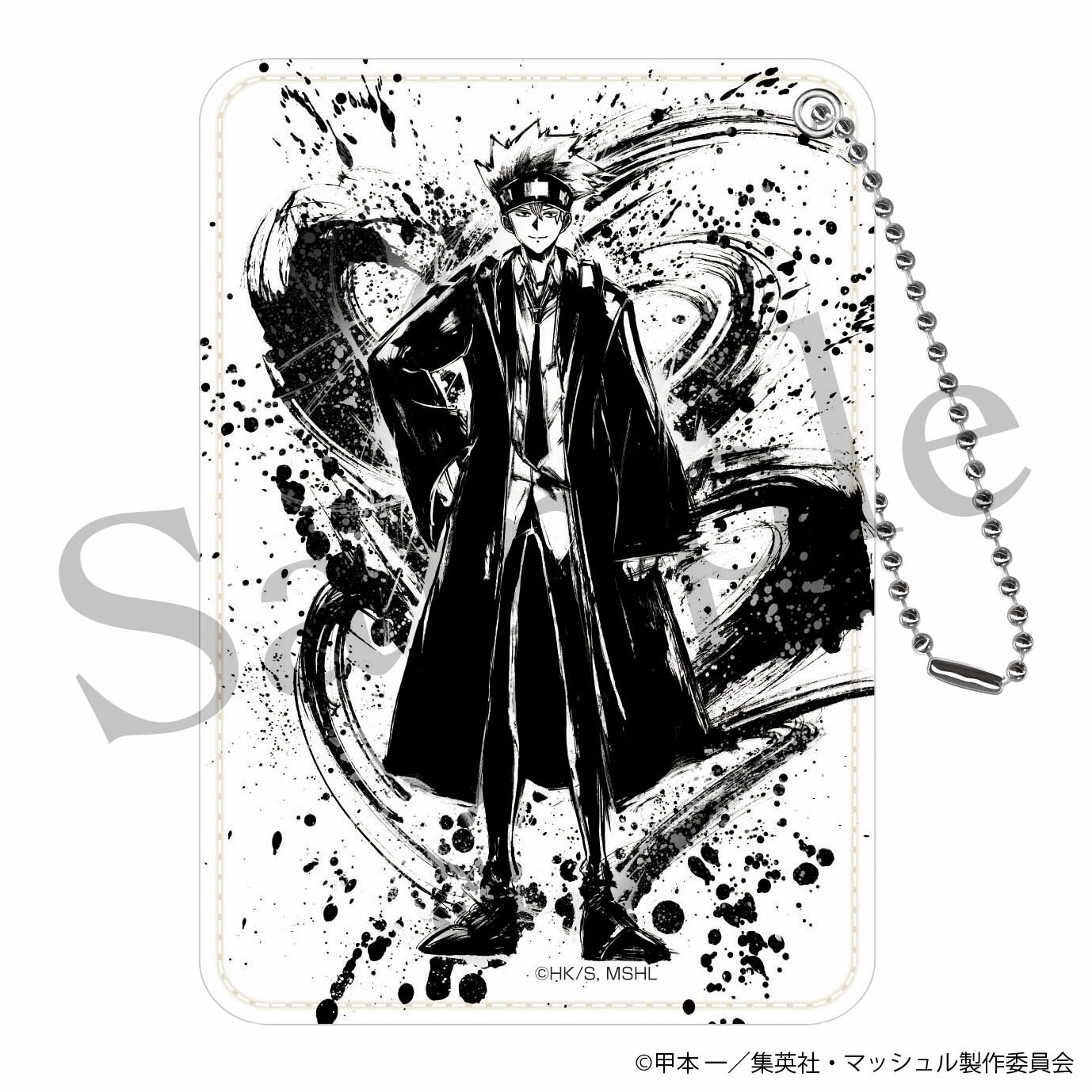 TVアニメ『マッシュル-MASHLE-』パスケース　墨絵ドット