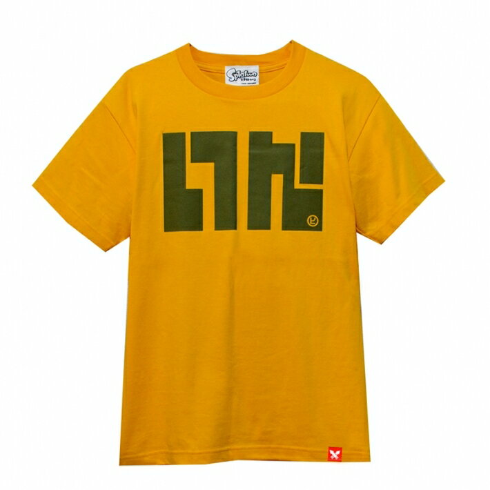 缶バッジ&トートバッグ付！ スプラトゥーン イカロゴTシャツ イエローのサムネイル