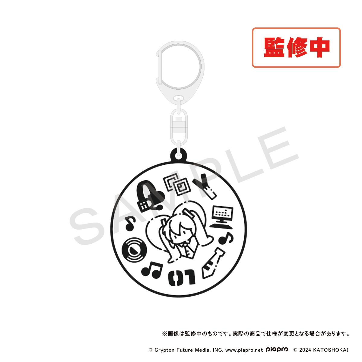 樂天商城 - 【2025年2月発売予約商品！】 初音ミク×甲州印伝ラバーキーホルダー