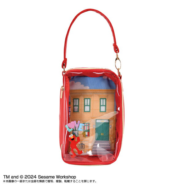Rakuten - 【2024年12月発売予約商品！】SESAME STREET Chibiぬいのでこれーしょん　ポーチ　エルモ