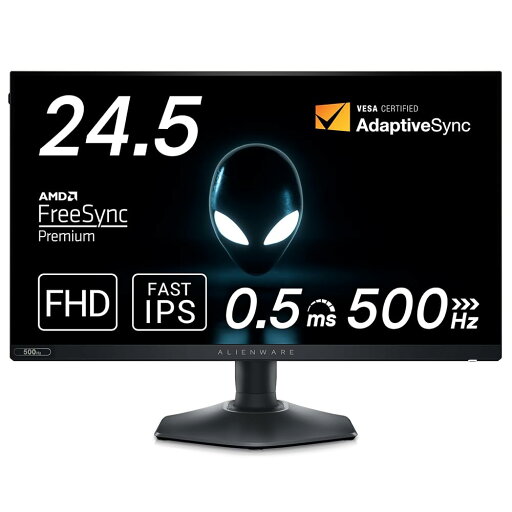 Dell AW2524HF 24.5インチ Alienware ゲーミングモニター(無輝点3年保証/FHD/Fast IPS,非光沢/DP×2, Dell AW2524HF 24.5インチ Alienware ゲーミングモニター(無輝点3年保証/FHD/Fast IPS,非光沢/DP×2,