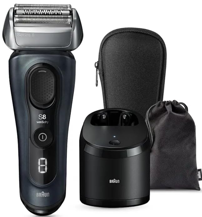 BRAUN 8563cc-V メンズシェーバー シリーズ8 (3枚刃) グレー