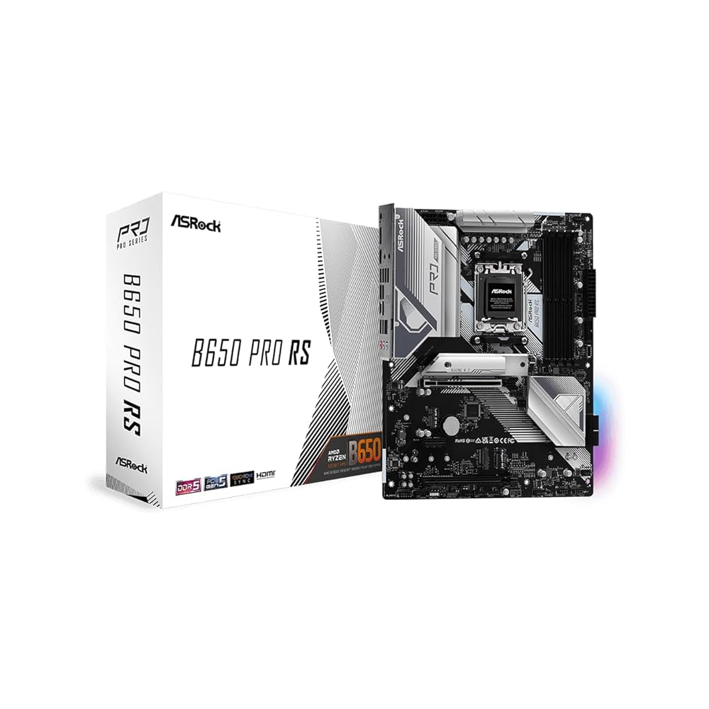 ASRock マザーボード B650 Pro RS AMD Ryzen 7000 シリーズ CPU対応 (Soket AM5) B650E ATX マザーボード 【国内正規代理店品】
