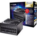 玄人志向 電源ユニット 1000W ATX 電源 80 PLUS ゴールド PC電源 フルプラグイン セミファンレス KRPW-GA1000W/90+(2)
