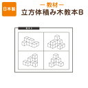  立方体積み木教本 B(中上級編)42パターン 知育教材