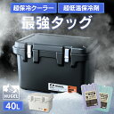 クーラーボックス 40L 大型 アイリスオーヤマ ハードクーラーボックス 真空断熱 クーラーBOX 保冷力 大容量 ハードクーラー 高保冷 断熱 キャンプ アウトドア BBQ バーベキュー 災害 節電 釣り 車中泊 海水浴 HUGEL VITC-40