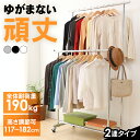 パイプハンガー 2連 耐荷重190kg CW4100-T1 送料無料 ハンガーラック コートハンガー 物干し 洋服掛けキャスター付き キャスター おしゃれ リビ...