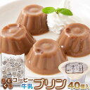 【お徳用】ひとくちコーヒー牛乳プリン40個 SM00011016コーヒー牛乳 珈琲 一口サイズ 牛乳プリン 国内製造 夏 子供 洋生菓子 常温 大容量 天然生活