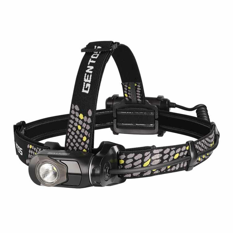 ヘッドライト 高出力430ル-メン ブラック GT-701Dヘッドライト ジェントス GENTOS LED 乾電池式 単3アルカリ乾電池 430ルーメン 耐塵・耐水 IP66 サイドスイッチ GAIN TECH