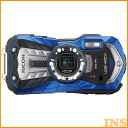 リコー 防水カメラ 特典SDHC8GB付 ブルー WG40W...