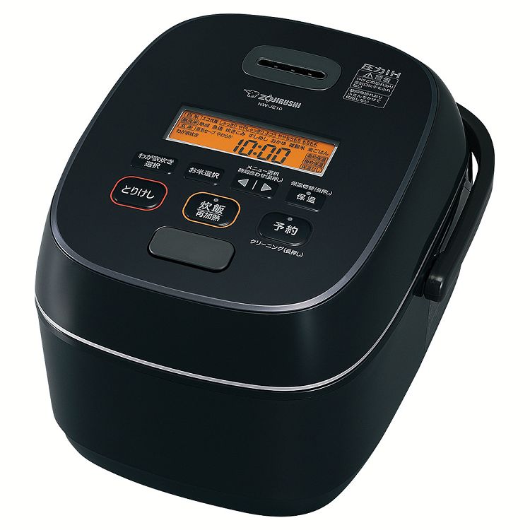 Rakuten - 炊飯器 5.5合 象印 圧力IH炊飯ジャー ブラック NW-JE10-BA炊飯器 象印 炊飯器 5合 送料無料 お手入れ簡単 炊飯ジャー 炊飯器 圧力IH IH 5.5合 NWJE10 ごはん 極め炊き 象印 ごはん 極め炊き 象印