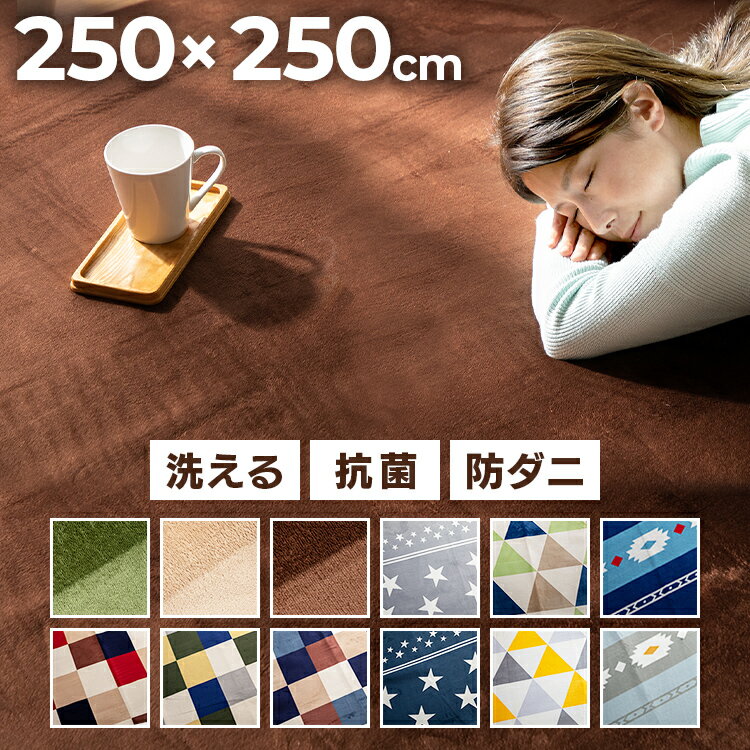 176 cm X 261 cm - フランネルラグ 200×300 FNR-S-2030フランネルラグ 200×300cm フランネルラグ ラグ カーペット マット 絨毯 200cm 300cm 長方形 リビング ダイニング 居間 寝室