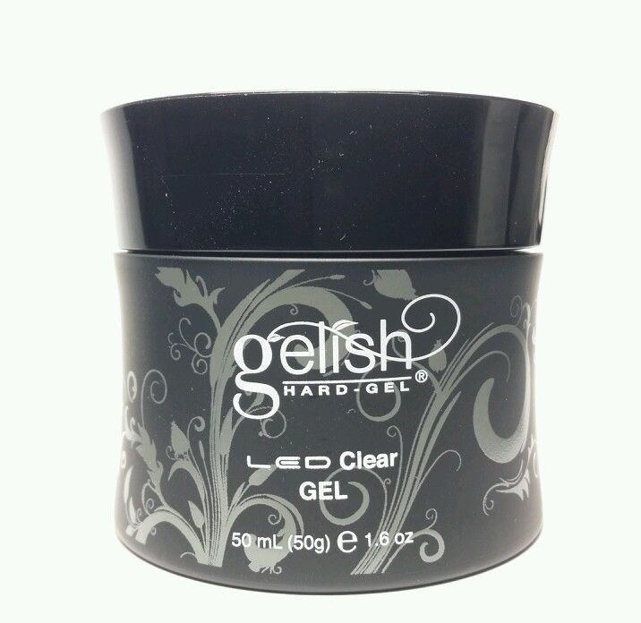 【最大3％OFF】 ジェルネイル gelish ジェリッシュ ハードジェル クリアジェル クリア 50ml LED ネイリスト セルフネイル ネイル 新品 送料無料 1