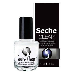 ネイル セシェ Seche クリアベースコート 14ml clear base ベース ベースコート クリア ポリッシュ マニキュア セルフネイル ネイルグッズ セシェベース 新ボトル 新品 送料無料