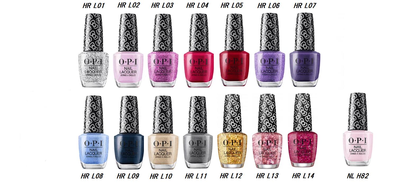 【最大3％OFF】 OPI ネイル マニキュア ネイルラッカー ハローキティコレクション HR L01 L02 L03 L04 L05 L06 L07 L08 L09 L10 L11 L12 L13 L14 NL H82 各15ml ネイルカラー セルフネイル ネイルポリッシュ kitty Collection オーピーアイ 新品 送料無料