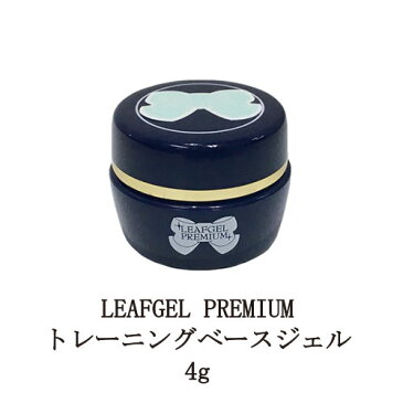 リーフジェル プレミアム LEAFGEL PREMIUM トレーニングベースジェル 4g ジェルネイル ベースコート ネイル用品 ソフトジェルタイプ ソークオフタイプ 日本製 国内製 新品 送料無料