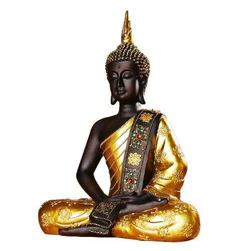 【最大3%OFF】 【 スーパーSALE限定 】仏像 珍品種 彫像 ご本尊 仏様 金色大衣 菩薩部 大菩薩 大仏 巨大 約42cm 特大像 白毫相 頂髻相 偏袒...