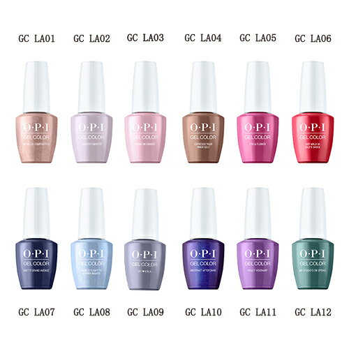 【最大3％OFF】 OPI ジェルカラー LAダウンタウンコレクション GC LA01 LA02 LA03 LA04 LA05 LA06 LA07 LA08 LA09 LA10 LA11 LA12 15ml 【12色からご選択】 オーピーアイ ジェルネイル ネイルカラー ネイリスト セルフネイル カラージェル ネイル 新品 送料無料