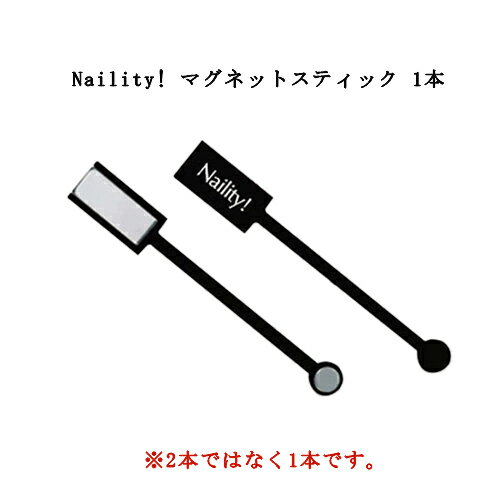 ネイリティ Naility! マグネットスティック 1本 マグネットネイル専用スティック キャッツアイジェルにも ジェルネイル ネイルアート 2WAYタイプ 磁...