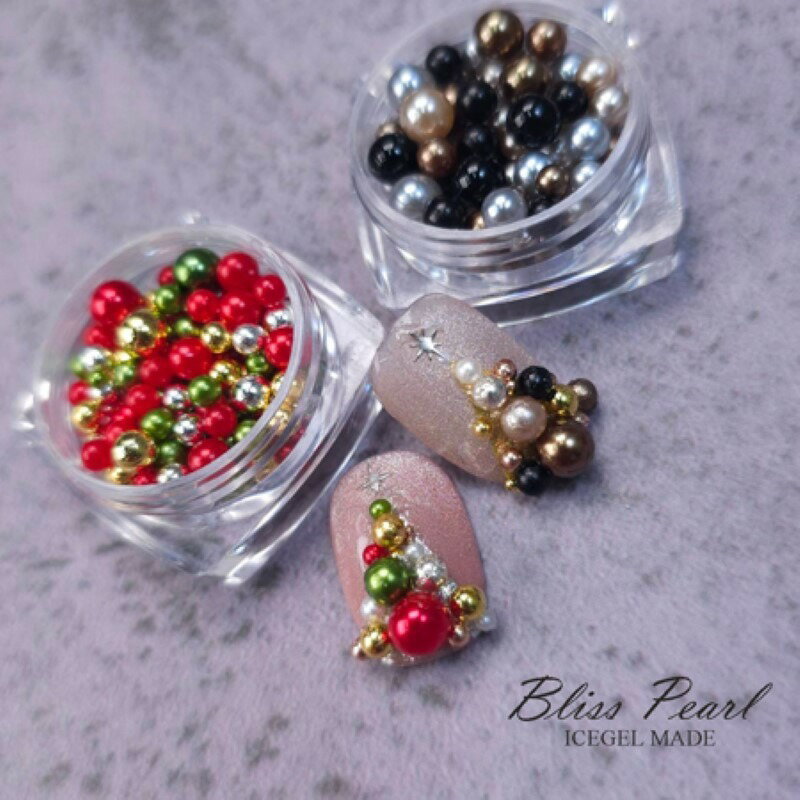 【最大3%OFF】 アイスジェル ICE GEL ブリスパール ジングルベル ノーブル 2g 【2種からご選択】 クリスマスネイル クリスマスツリー パーツ ジ...