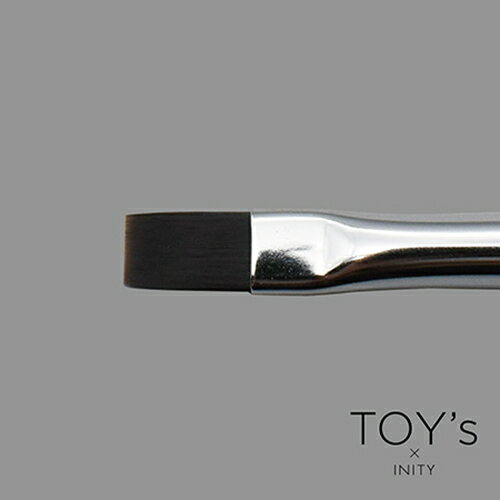 【最大3％OFF】 TOY's × INITY ブラシ アトリエロンド Brush atelier Rond 1本 【2種からご選択】 ネイルブラシ 筆 スクエア マーク ワンカラー グラデーション クラックネイル ツイード柄 ニュアンス キャップ付 ジェルネイル ネイルアートトイズ バイ アイニティ 送料無料 3