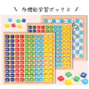【最大3%OFF】 多機能学習ボックス 知育玩具 学習 教育 数字 0から99まで 漢字 足し算 引き算 掛け算 割り算 不等号 中国語も学べる 収納 木製 ボ...