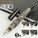 【最大3%OFF】 JINHAO ジンハオ ドラゴン 万年筆 0.5mm 【5色からご選択】 カートリッジ式 コンバーター式 両用式 回転式インク吸入 キャップ...