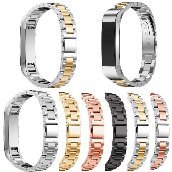 ں3OFF ̵  Fitbit Alta  Alta HR ѥХ ƥ쥹 ¾ եåȥӥå 륿 stainless Replacement Band OEM ɴ 򴹥Х