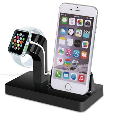 4色からご選択 Apple watch アップルウォッチ iPhone 充電用スタンド 時計ブラケット ローズゴールド、ブラック、ホワイト、ゴールド　iphone 充電器用 送料無料 新品 【箱なしの場合あります】