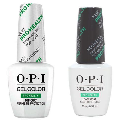 【最大3％OFF】 2本セット OPI オーピーアイ ジェルネイル プロヘルス トップコート＋ベースコート 各15ml gelcolor OPI Pro Health Top Coat GC040+Base Coat GC020 LED対応 ジェルカラー セルフネイル TCBC 新品 送料無料