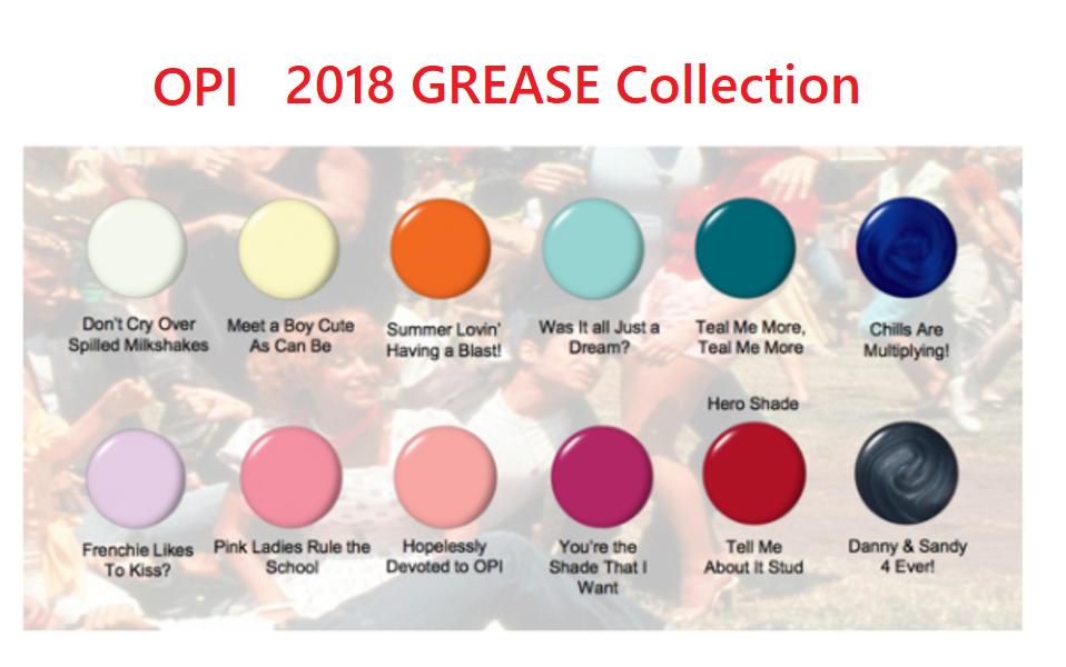 【最大3％OFF】 ジェルネイル OPI gelcolor ジェルカラー 2018 GREASE Collection グリースコレクション GC G41 G42 G43 G44 G45 G46 G47 G48 G49 G50 G51 G52 15ml オーピーアイ カラージェル LED ネイルカラー ネイル 新品 送料無料 2