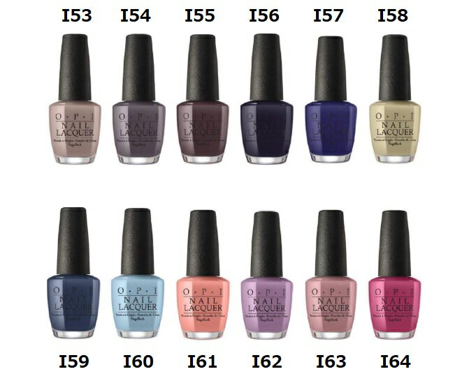 【最大3％OFF】 OPI ネイル マニキュア ネイルラッカー アイスランドコレクション NL I53 I54 I55 I56 I57 I58 I59 I…