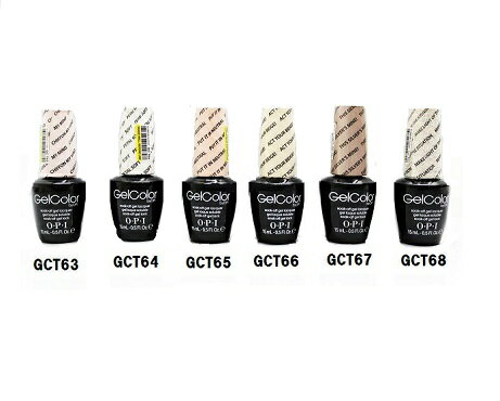 【最大3％OFF】 OPI gelcolor ジェルカラー ソフトシェードコレクション GC T63-T68 15ml SOFTSHADES COLLECTION オーピーアイ LED ジ..