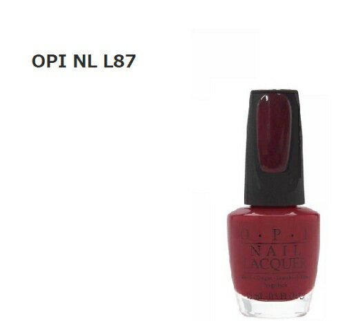 【最大3％OFF】 OPI カラー NL L87 Malaga Wine 15ml マニキュア ネイルカラー ネイリスト ネイルポリッシュ ネイルラッカー セルフネイル フットネイル ベティキュア ネイルグッズ レッド 赤 …