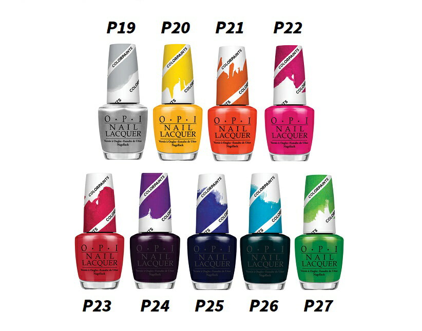 【最大3％OFF】 OPI ネイル カラーペインツコレクション 15ml オーピーアイ ネイルラッカー COLOR PAINTS Collection マニキュア OPIカラー ネイルポリッシュ ネイルカラー セルフネイル NL P19 P20 P21 P22 P23 P24 P25 P26 P27 新品 送料無料