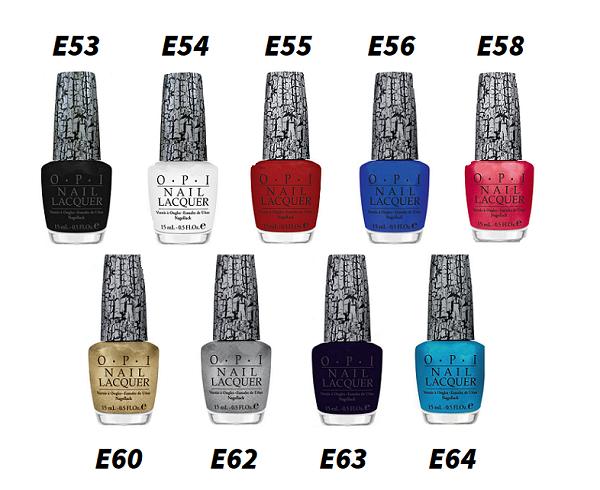 【最大3％OFF】 ネイル OPI ネイルラッカー Shatter Collection シャッターコレクション E53 E54 E55 E56 E57 E58 E5…