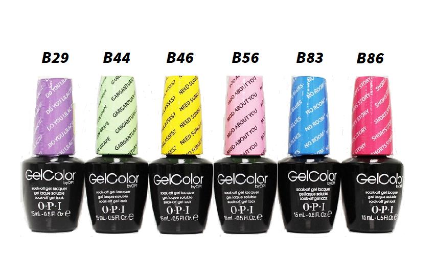 【最大3％OFF】 OPI オーピーアイ ジェルカラー gelcolor The SHOWSTOPPERS BRIGHTS COLLECTION GC B29 GC B44 GC B46 GC B56 GC B83 GC B86 LED ジェルネイル ネイルカラー ネイリスト マニキュア セルフネイル 新品 送料無料