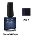 【最大3%OFF】 CND VINYLUX バイナラクス カラーポリッシュ Eternal Midnight 254 ウィークリーポリッシュ 15ml CND ...