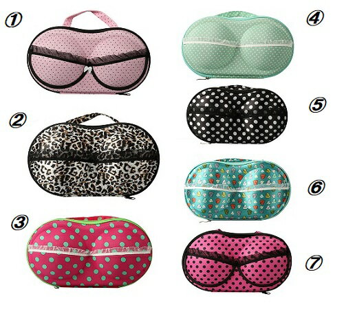 【最大3%OFF】 ブラジャー収納 ブラ入れ ブラジャー収納ケース 可愛い ピンク ドットレディース オシャレ 下着入れ 新品 送料無料