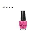 【最大3％OFF】 OPI ネイルカラー NL A20 15ml La Paz-itively Hot マニキュア ペディキュア ネイルポリッシュ ネイルラッカー セルフネイル ネイルグッズ ピンク ショッキングピンク マット 新品 送料無料