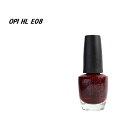  OPI オーピーアイ HL E08 15ml underneath the mistletoe ネイルラッカー ネイリスト セルフネイル ネイルポリッシュ マニキュア ネイルカラー OPIカラー 赤色 ワインレッド 廃盤 送料無料 新品 ネイル