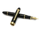 【最大3％OFF】 万年筆 JINHAO X450 ブラック ジンハオ ニブM FOUNTAIN PEN ミディアム ニブ 中字 細字 0.5mm コンバーター式