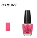 【最大3％OFF】 OPI ネイルカラー NL B77 15ml Feelin Hot-Hot-Hot マニキュア ペディキュア ネイルポリッシュ ネイルラッカー セルフネイル ネイルグッズ マット ピンク 新品 送料無料